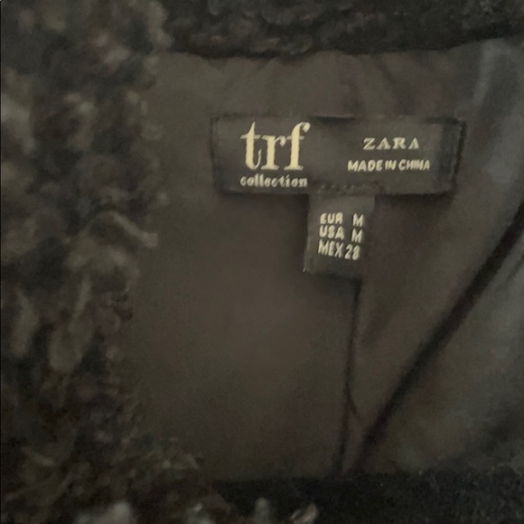 Zara trf collection Fuzzy Bomber Jacket - Picture 3 of 7